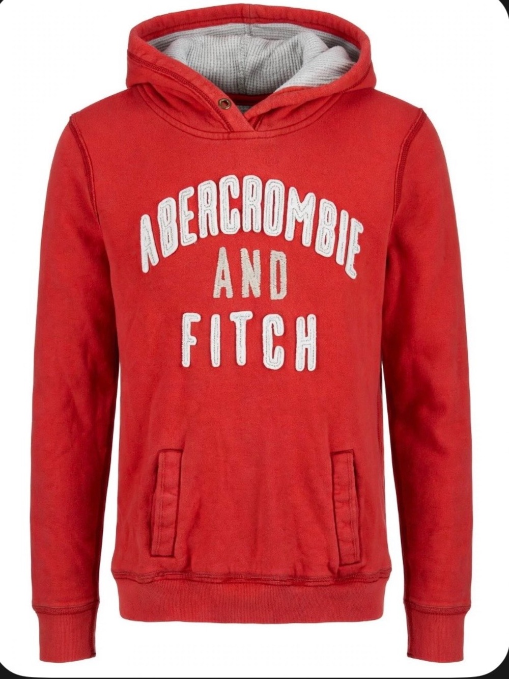 Vintage Y2K Abercrombie & Fitch Hoodie XL
Red Arched Logo Waffle Lined Hood